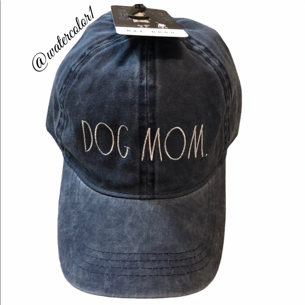 🆕 Rae Dunn Dog Mom Baseball Hat Blue